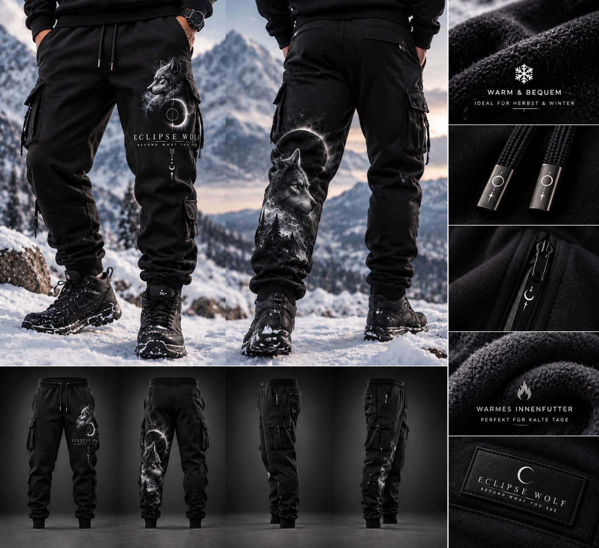 Eclipse Wolf – Winter Shadow Pants | Winter Edition ❄️